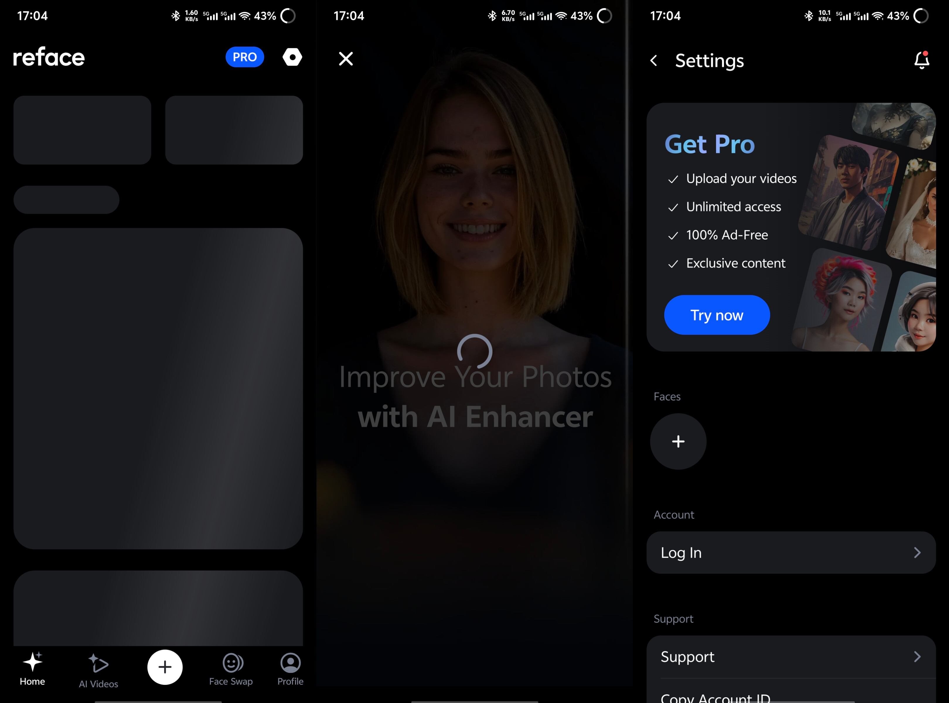 Reface 高级版Ai无限制换脸 6.2.0 97